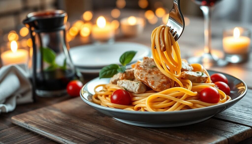 Romantic Marry Me Chicken Pasta Dish