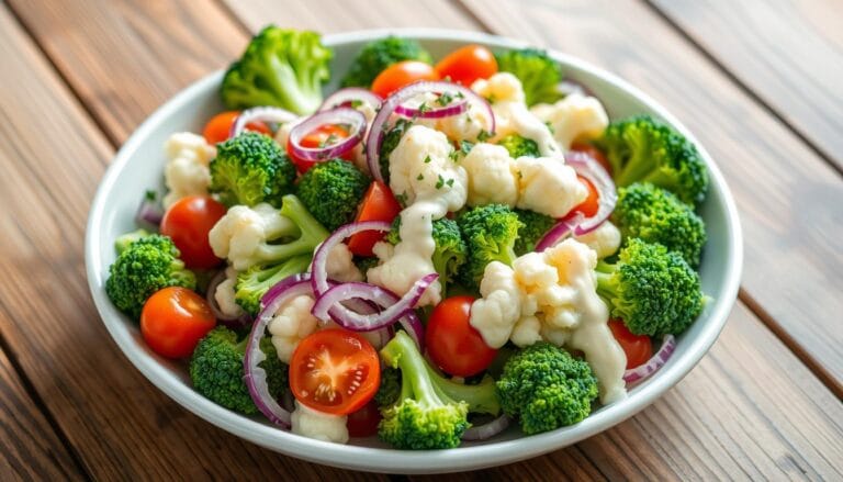 broccoli and cauliflower salad recipe