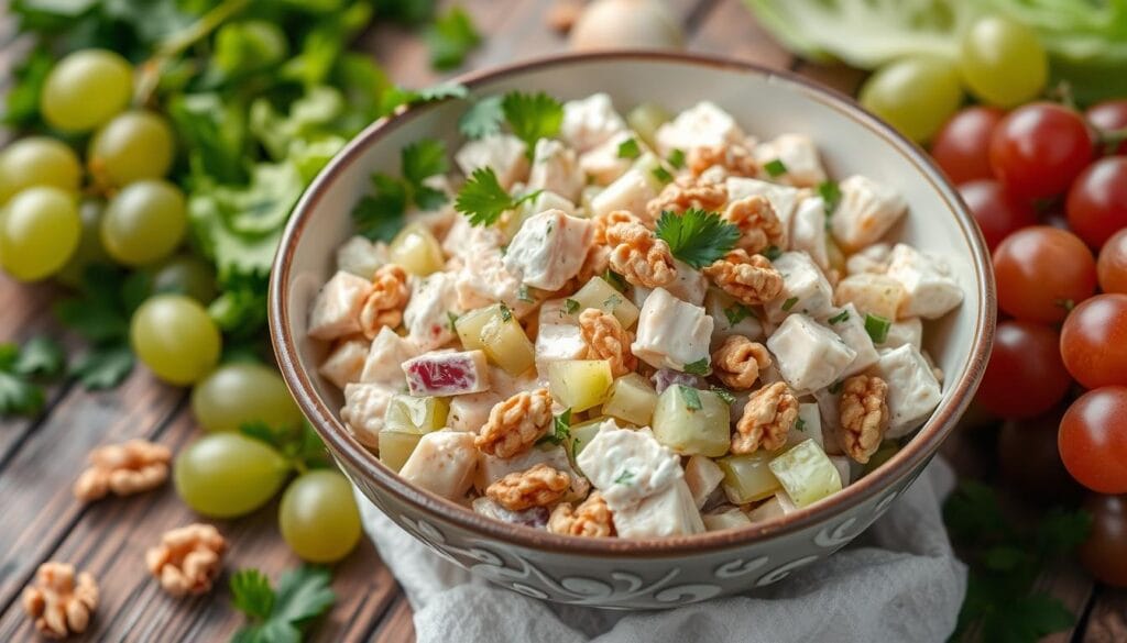 chicken salad with grapes