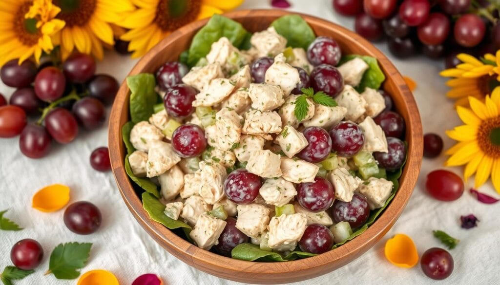 chicken salad with grapes