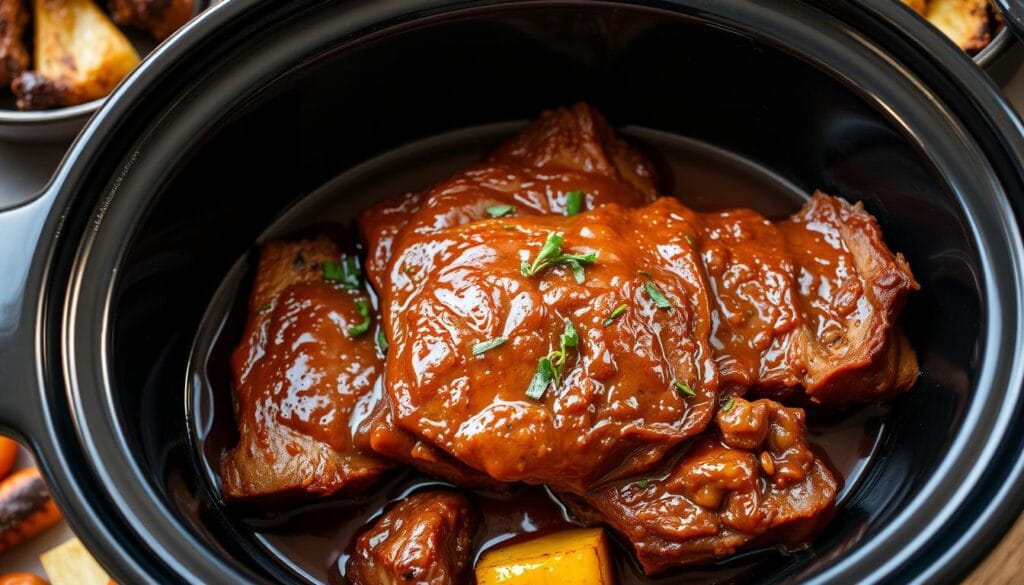 slow cooker beef ribs