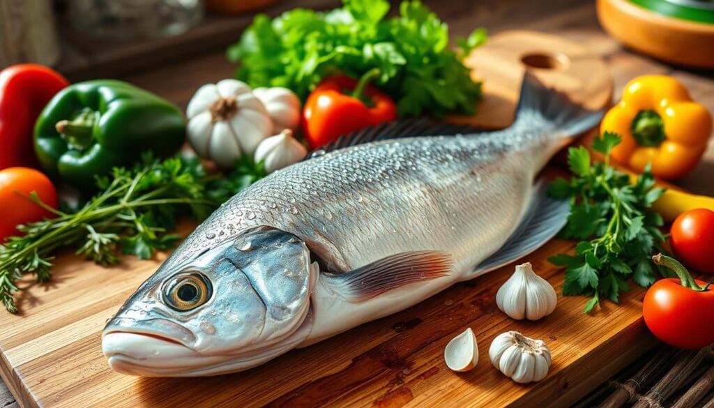 Fresh Tilapia Fish Preparation