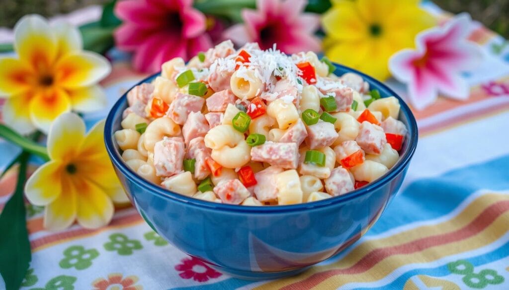 Hawaiian macaroni salad variation