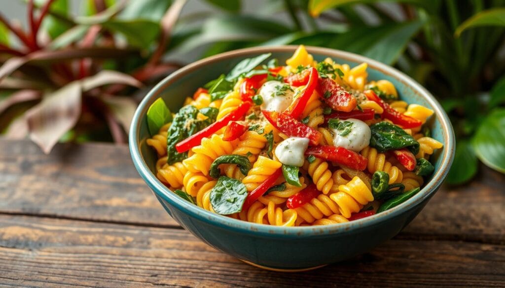 Rasta Pasta dish