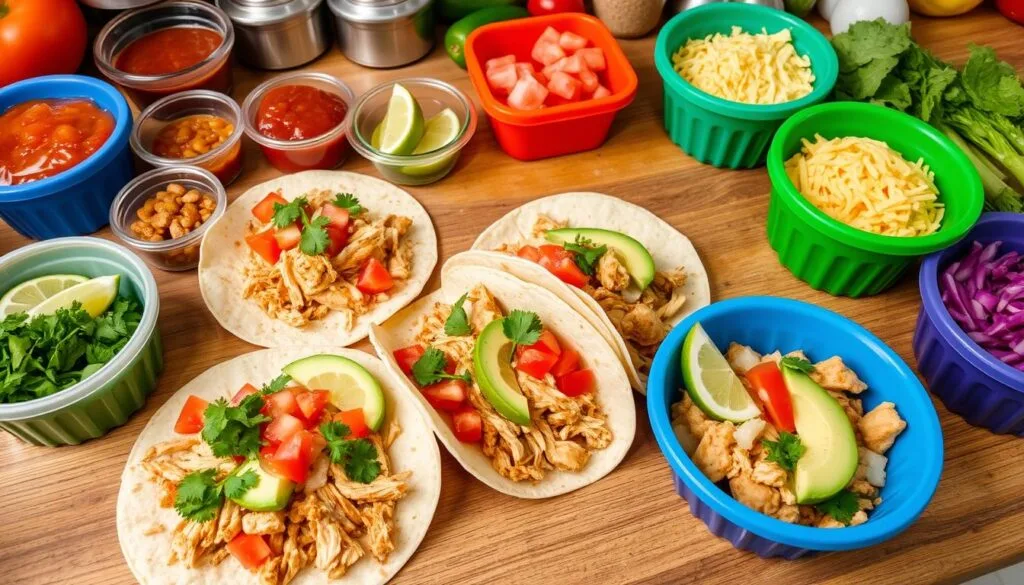 Rotisserie Chicken Tacos Meal Prep