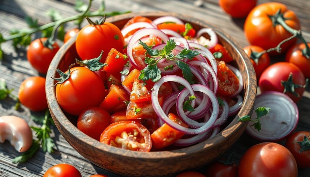 Tomato and Red Onion Salad Benefits