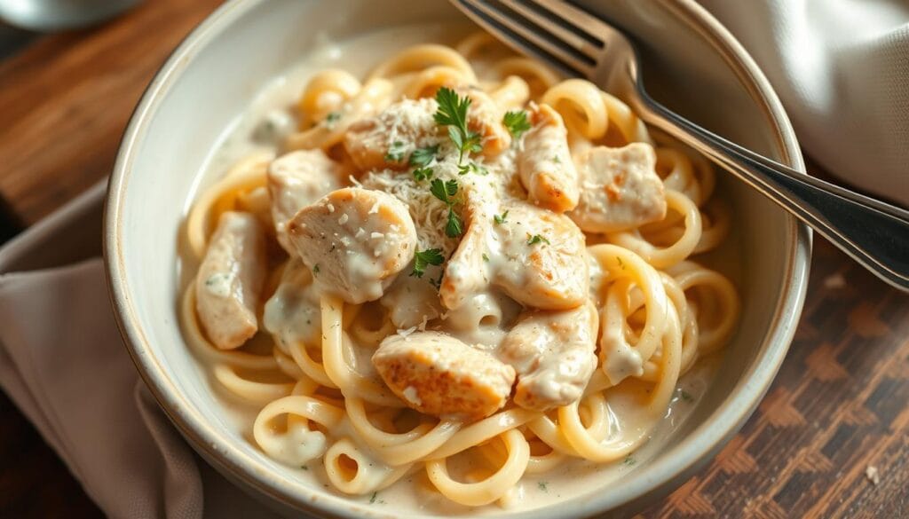 delicious chicken alfredo