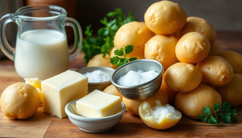 essential ingredients for mashed potatoes