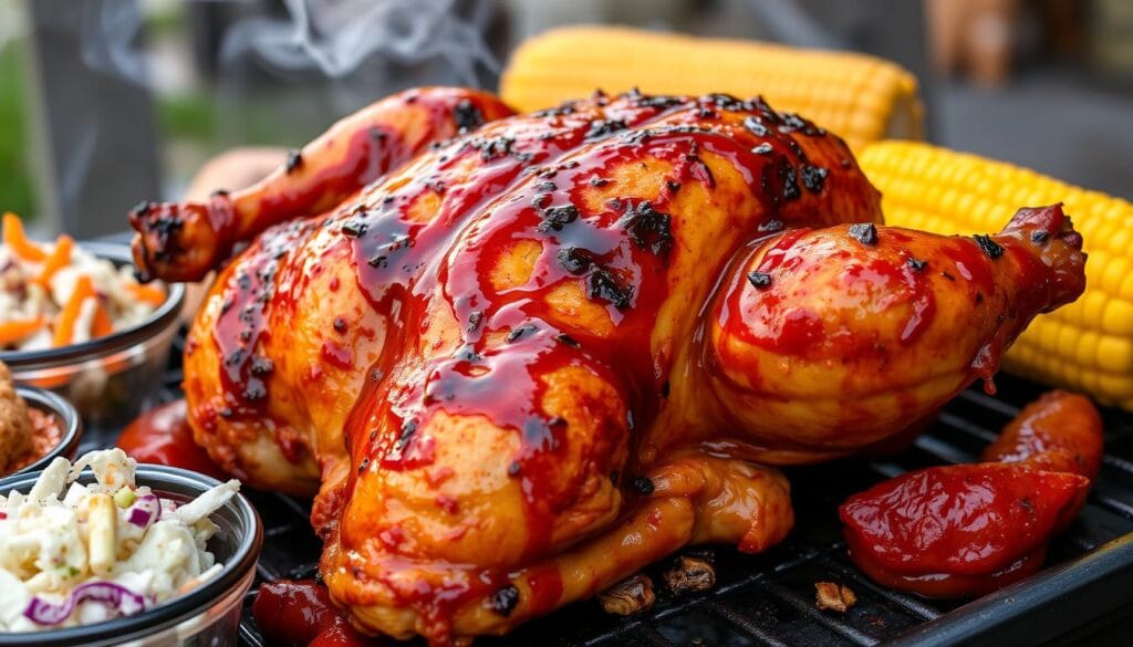 smoked bbq chicken